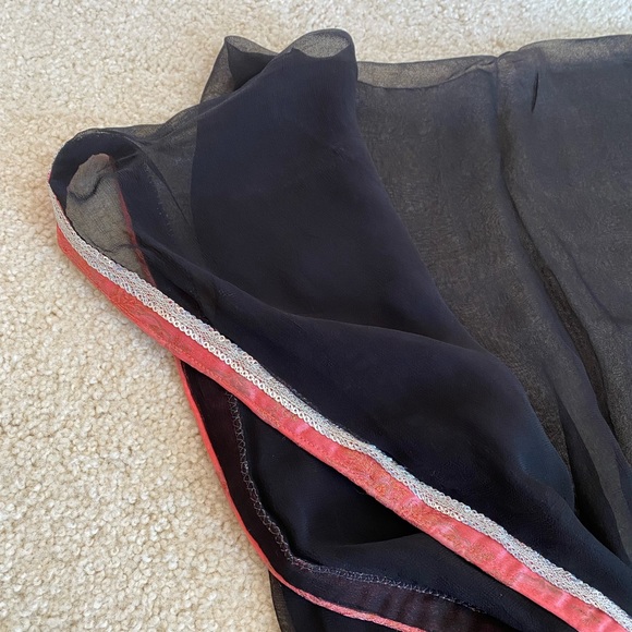 Black & Pink Heavily Embellished 3-Piece Suit - Picture 11 of 12